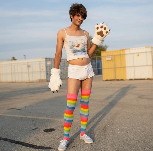 Furry Paw Gloves Claws · Femboy Kpop Paw Mitts · Kawaii Animal Gloves · Quadrobics Furry Accessory · Cute Cosplay Paw Gloves