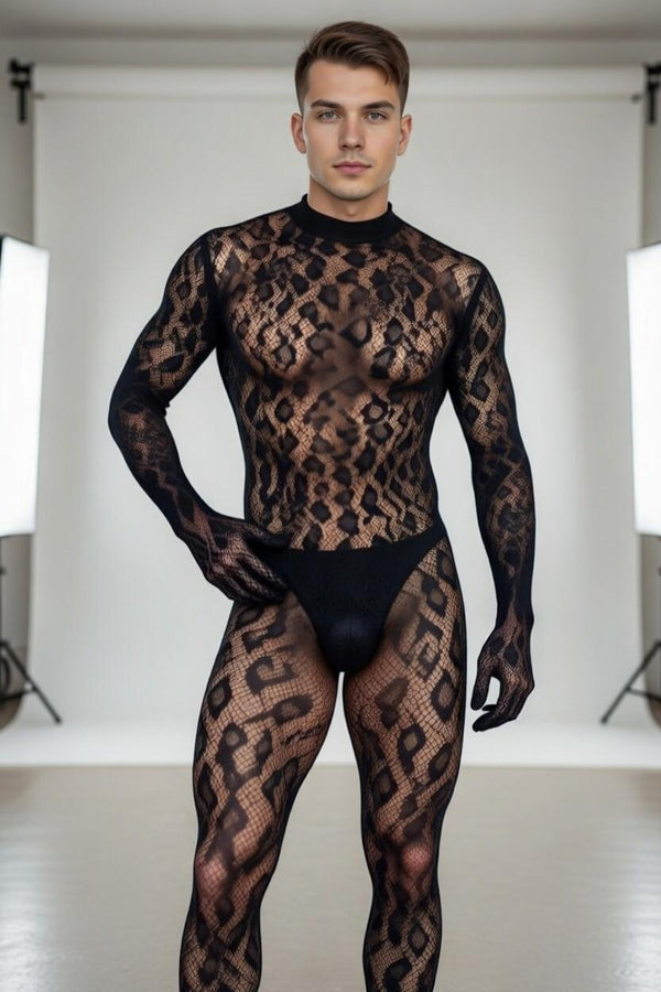 Lace Bodystocking for Men, Gender Expressive Lingerie