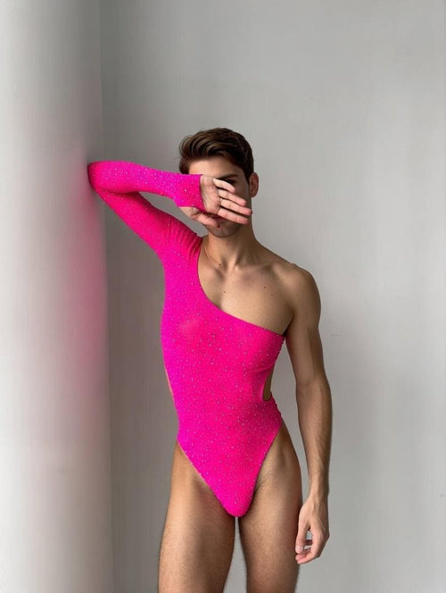 Bodystocking for Men and Femboys – Mesh Lingerie – LGBT Outfit – One Size S/M/L