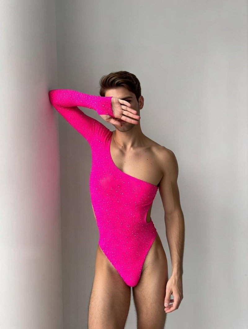 Bodystocking for Men and Femboys – Mesh Lingerie – LGBT Outfit – One Size S/M/L