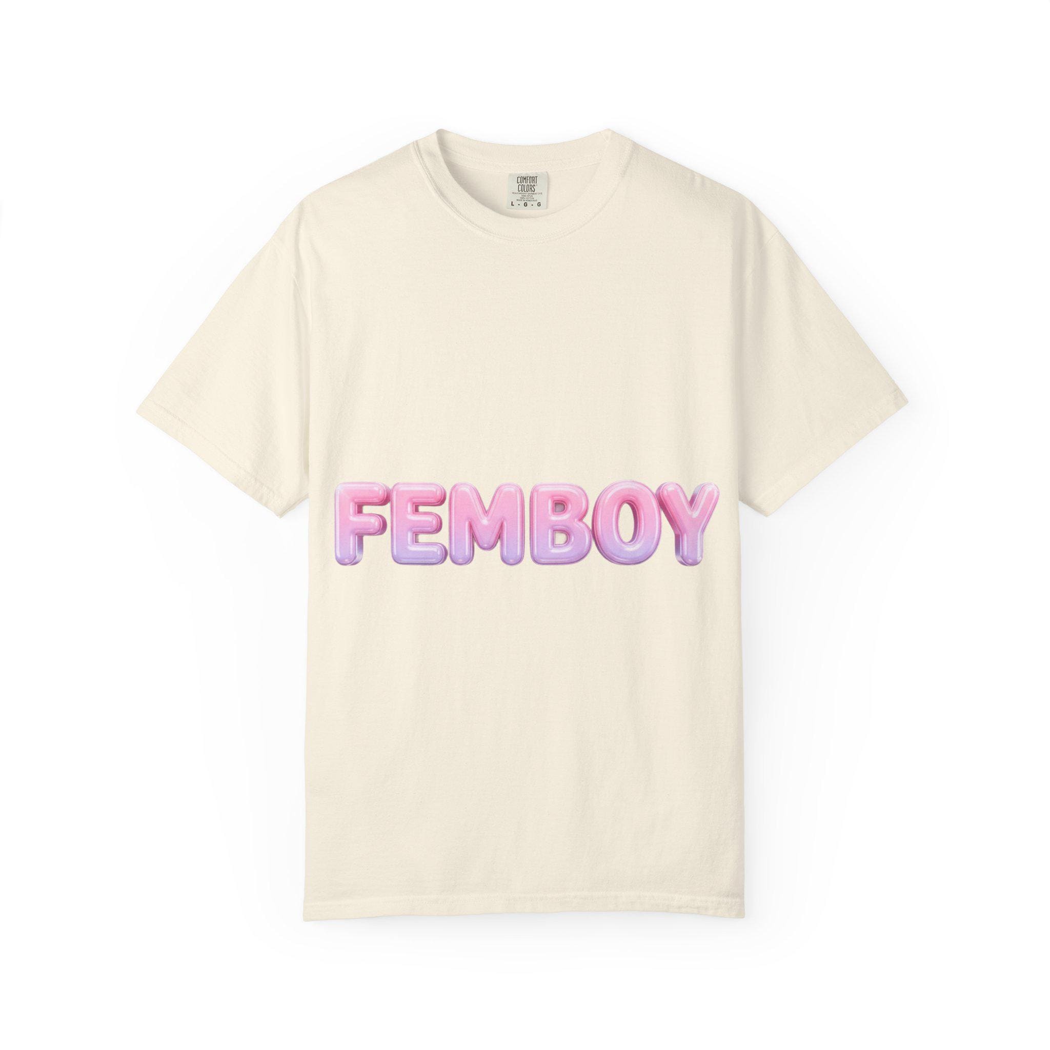 Anime Femboy T-Shirt - Kawaii Graphic Tee - Cute Anime Illustration - Shirt Boy Aesthetic - Unisex Anime Clothing - LGBT Streetwear