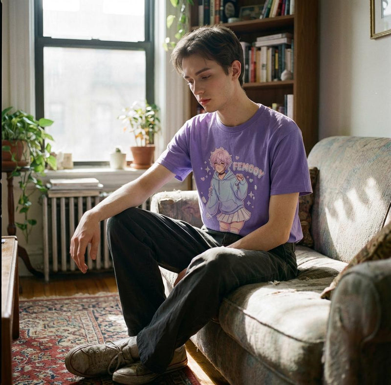 Femboy Tshirt - Femboy Clothing - LGBT Tshirt - I love Femboys - Men Femboy